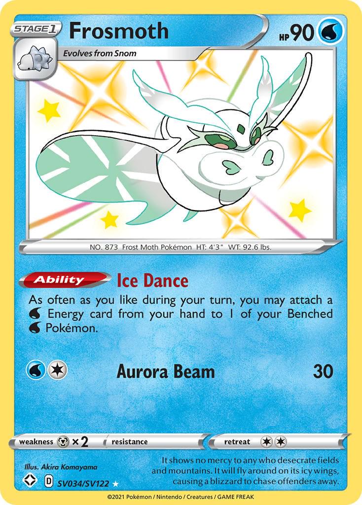 Shining Fates Frosmoth Pokémon card